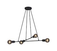 Suspension minimaliste noire 4xE27 Kaja Sitya K-4380