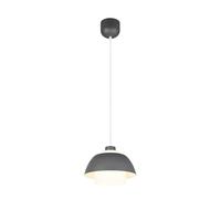 Suspension minimaliste noire abat-jour dôme ?30 cm 1x E27 10W TILOS
