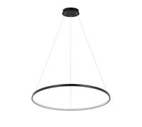 Suspension moderne anneau noir Ø66 LED 35W 3000K Ring