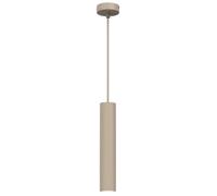 Suspension moderne beige en tube 1xGU10 8W, style minimaliste