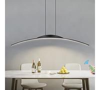 Suspension Moderne dimmable avec Une Arche dorée à Hauteur réglable de 120 cm Conception d'arc en Or pour Salon et Cuisine Salon