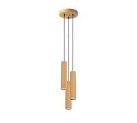 Suspension moderne dorée Ø20 3 tubes 3xGU10 Gravio Pure Lume