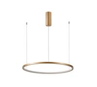 Suspension moderne dorée anneau LED 38W Italux Vinola