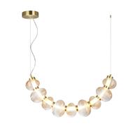Suspension moderne dorée verre Bolla LED 36W 3000K