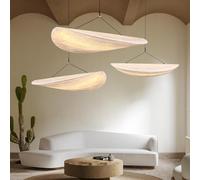 Suspension Moderne, Lustre décoratif, luminaire Suspendu Japonais à Hauteur réglable pour Chambre, îlot de Cuisine ou Salon