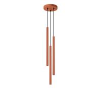 Suspension moderne ocre rouge ronde Ø20cm 3xG9 Pure Lume