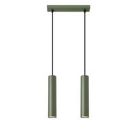 Suspension moderne olive LAGOS 2xGU10 barre 30cm Sollux