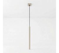 Suspension moderne taupe tube 50 cm G9 Victoria Pure Lume