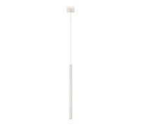 Suspension moderne tube beige 50 cm G9 8W Velino Pure Lume