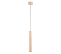 Suspension moderne tube bois clair ANAID 1xGU10 Alfa