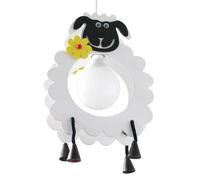 Suspension Mouton En Forme DAnimal blanc, noir