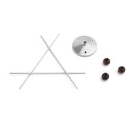 HAY Suspension plafond pour 3 lampes Nelson Bubble Fixture Fixation pour 3 Bubble