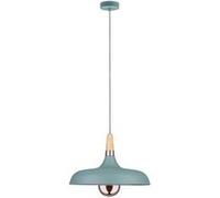 Paulmann Suspension Neordic Juna 79655, 1x20W Vert satiné/Cuivre/Bois, Dimmable, Sans ampoule