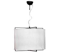 Suspension noire abat-jour lin Softy By Rydéns Ø61cm