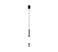 Suspension noire boule blanche SixthSense LED7W Maytoni