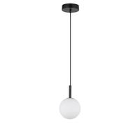 Suspension noire minimaliste boule verre Gama G9 Sigma