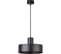 Suspension noire minimaliste métal ?25 E27 Sigma Rif