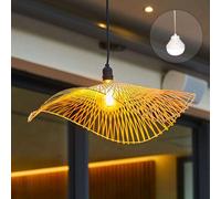 Suspension Nomade Bambou Bois D50cm Marron