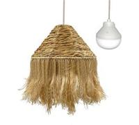 Lumisky Suspension LEONORA NOMAD en jacinthe d'eau style bohème avec ampoule LED blanc/RGB nomade