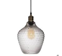 Atmosphera Suspension Omaha verre fumé D22 cm