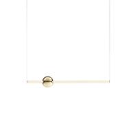 Suspension Orion Tube Blanc/Or