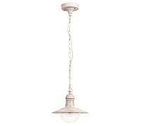 Suspension Oslo style provençal E27 blanc IP44 Rabalux