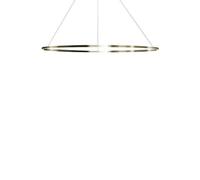 Suspension Ovale Nemo Ellisse Minor, Doré/ Blanc , 2700 K