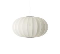 Suspension Ovale Tricoté à La Ø76 Blanc Perle Suspension