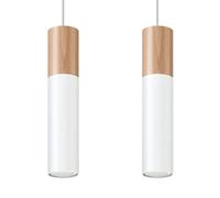 Lampe suspendue Sollux Lighting Pablo 2 Blanc TU