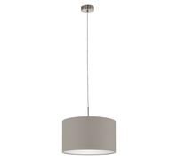 Suspension PASTERI E27 1X60W en acier nickel mat D380mm
