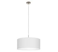 Suspension PASTERI E27 1X60W en acier nickel mat D530mm
