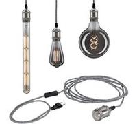 Paulmann Neordic Eldar Suspension Avec Prise Grise