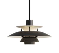 Louis Poulsen Suspension PH 5 Mini Monochrome Noir – H 16,3 cm / Ø 30 cm