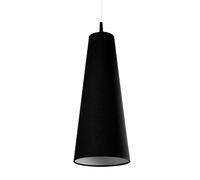 Suspension plafonnier éclairage salon salle à manger table textile lampe noir spot 1117104
