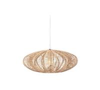 Suspension plafonnier en papier coloris naturel - diametre 57 x hauteur 24 cm--