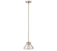 Suspension Plafonnier Lampe à Verre Acier D 20,3 CM 1 à Flammes Salle à Manger [EEK: Nicht bewertet]