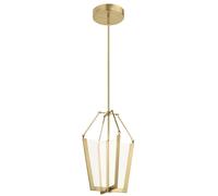 Suspension plafonnier lampe suspendue lampe de salon aluminium doré LED L 35,3 cm