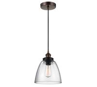 Suspension Plafonnier Lampe Suspendue Verre en Laiton D 22,8 CM Salle à Manger