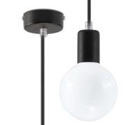 Suspension plafonnier noir Suspension H 100 cm acier salle à manger cuisine