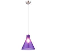 Suspension plafonnier pendule éclairage salle à manger acrylique violet