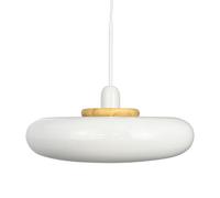 Suspension Planète Dyberg Larsen avec Anneau en Bois/ Blanc