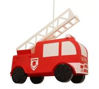 Suspension pour enfants, motif camion de pompiers, 42x21x38 cm, culot E27, puissance maximale : 20 W LED