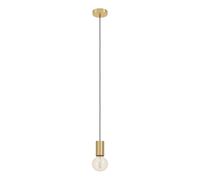 Suspension POZUETA 1 E27 1X40W en acier laiton brossé D65mm