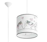 Suspension enfant CAT chats Ø30cm E27 15W Sollux Lighting