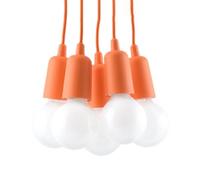 Sollux Lighting Diego lampe suspendue 5x60 W orange SL.0586