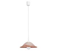 Suspension Rabalux Alabastro Ø31 verre ambré E27 60W