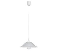 Suspension Rabalux Alabastro Ø31 verre blanc E27 60W