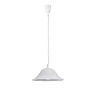 Suspension Rabalux Alabastro Ø42 verre blanc E27 60W