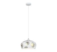 Suspension Rabalux Ginger blanche Ø28 E14 40W métal