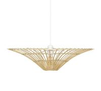 Suspension Réversible En Bambou - Diam 56 Cm - Beige